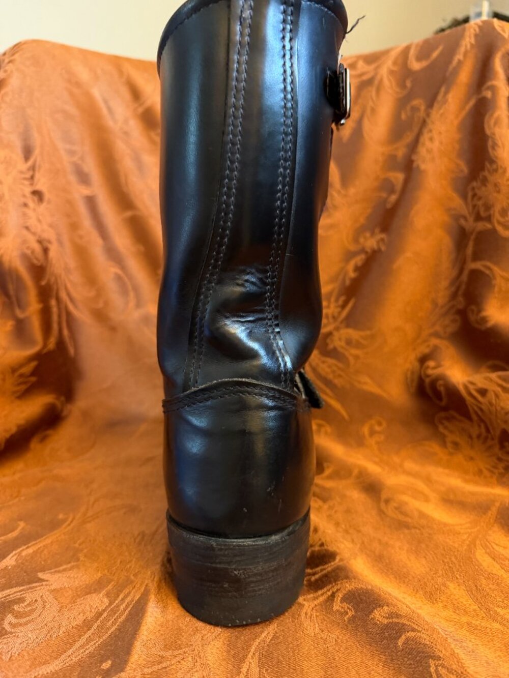 Vintage Walker Black Leather Engineer/Moto Boots Men's Size 7.5 (Women’s Sz 9) - Picture 8 of 15